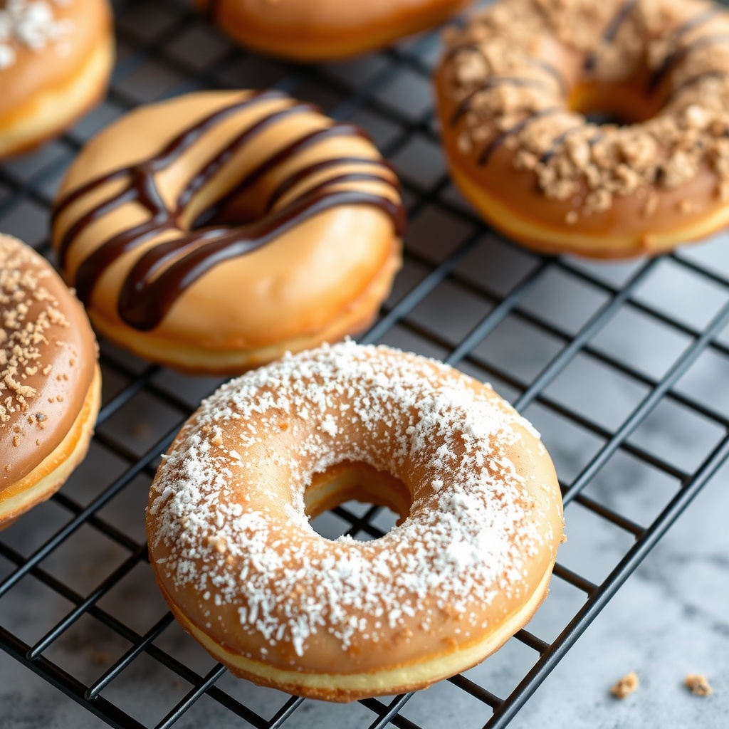 Pancake Mix Donut Baked